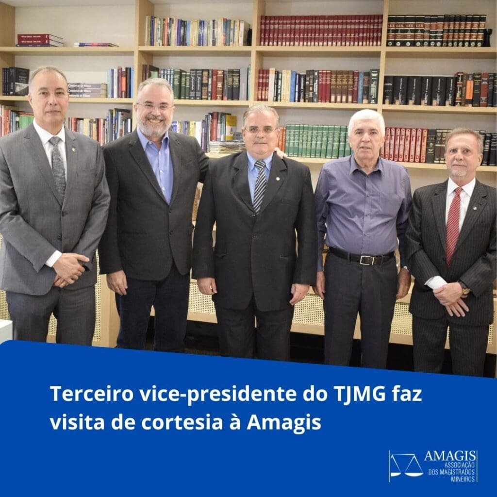 Terceiro Vice-Presidente do TJMG Visita Amagis e Defende Cultura de Paz