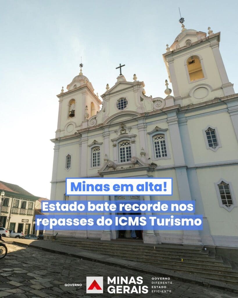 Minas Gerais registra recorde de repasses do ICMS Turismo no primeiro semestre de 2024