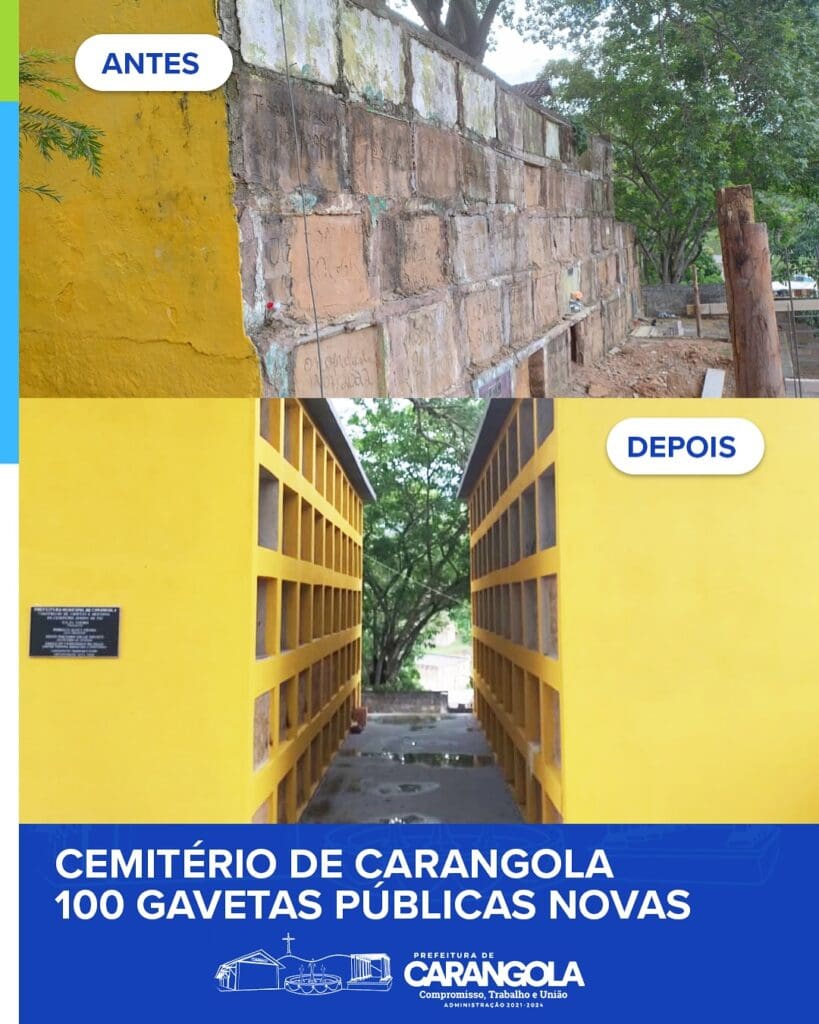 Cemitérios de Carangola recebem reformas e melhorias inéditas