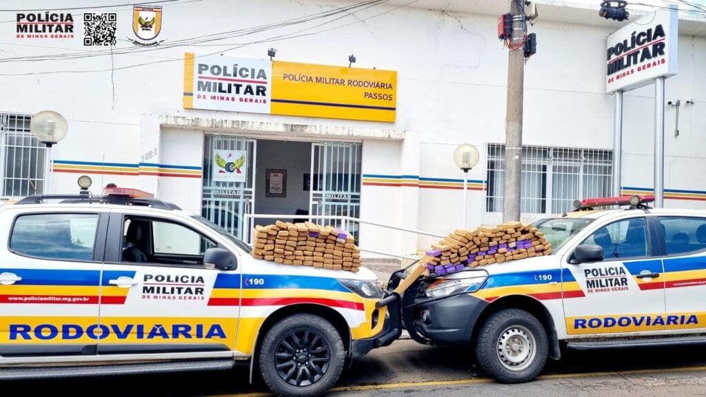 Polícia apreende 172 tabletes de maconha durante operação na MG 050 e prende suspeito