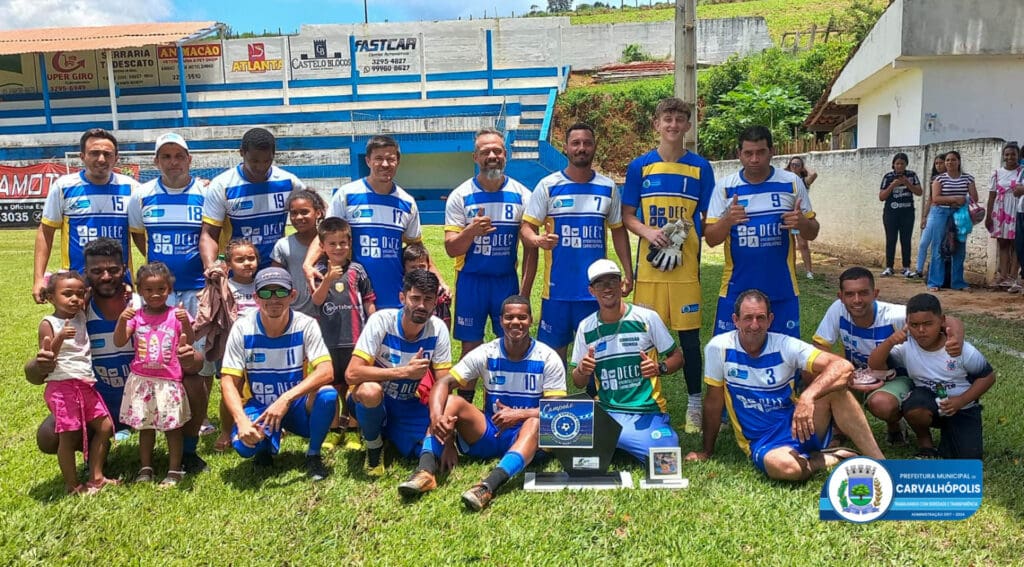Carvalhópolis conquista o título da Copa Cruzeiro de futebol de campo em Machado