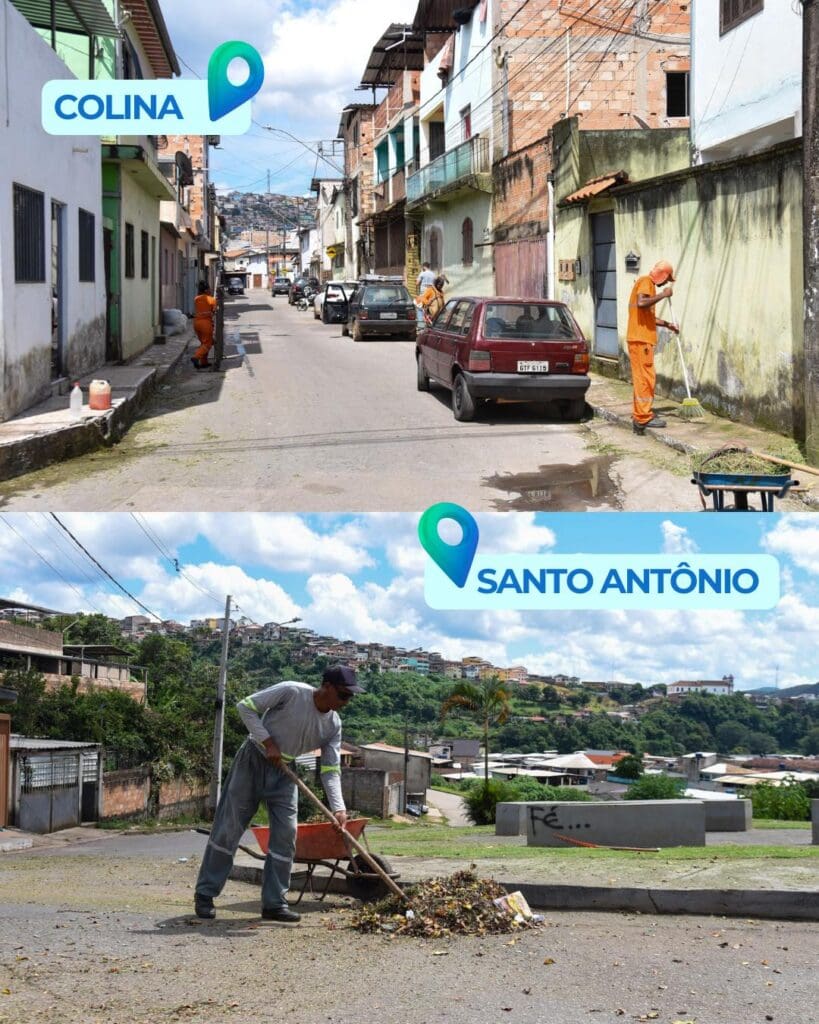 Mariana Realiza ações de limpeza urbana para combater a dengue e controlar animais peçonhentos