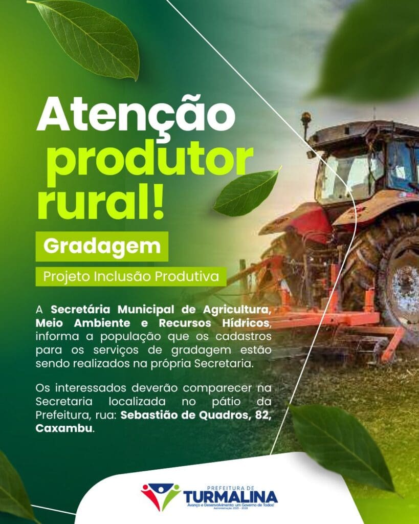 Projeto Inclusão Produtiva para fortalecimento da Agricultura Familiar
