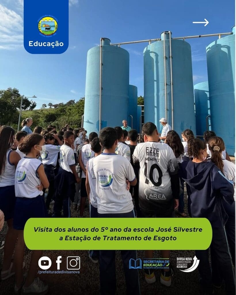 Visita à Estação de Tratamento de Esgoto: uma aula prática para os alunos do 5º Ano da Escola José Silvestre Bastos