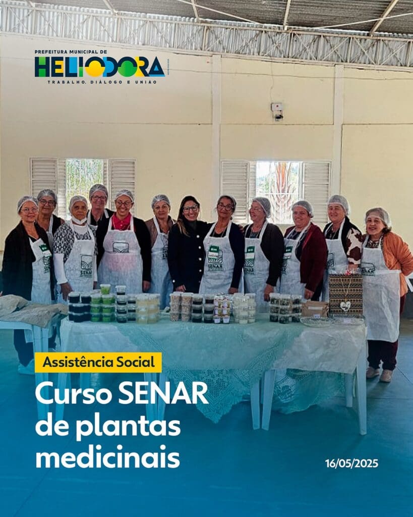 Em Heliodora, curso do Senar capacita participantes em uso de plantas medicinais