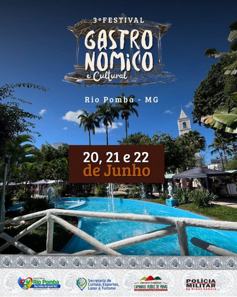 Rio Pomba anuncia III Festival de Gastronomia e Cultura para junho