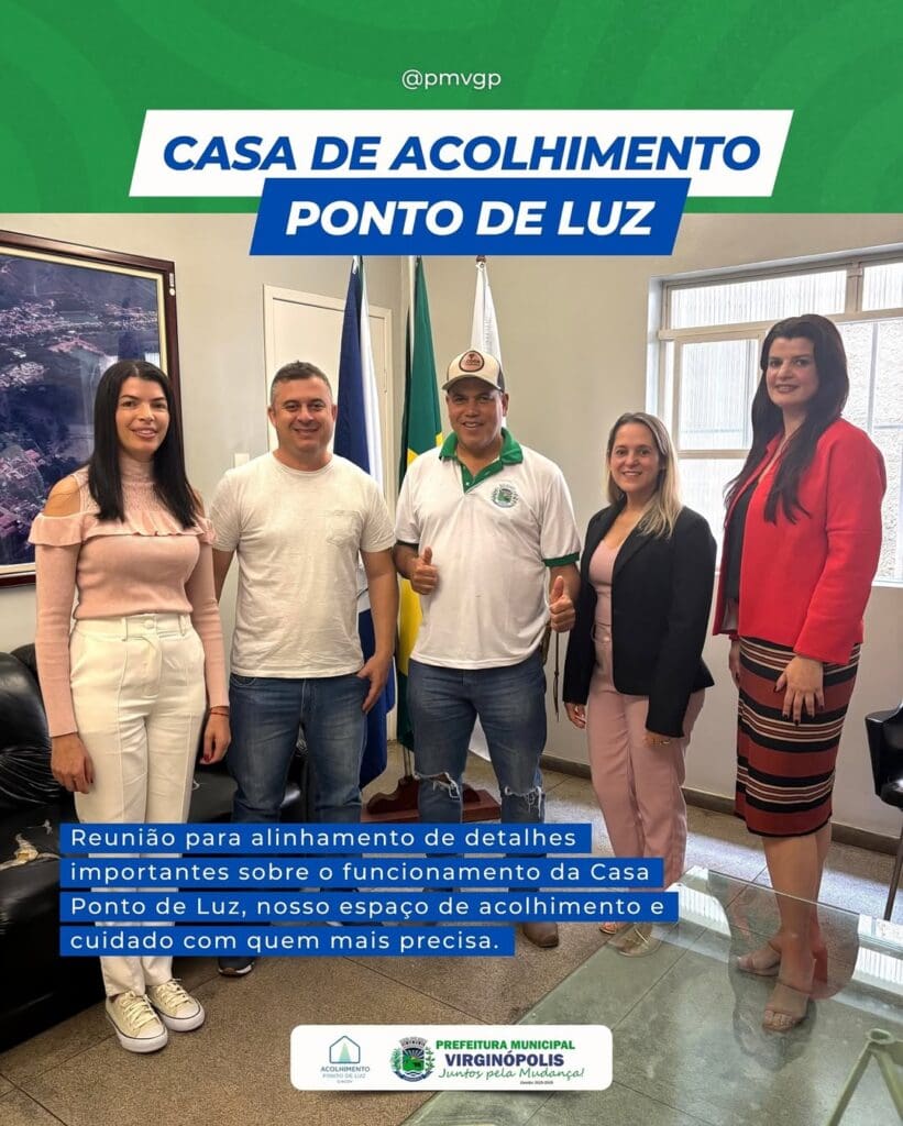 Casa de Acolhimento Ponto de Luz reforça atuação em Virginópolis com foco na proteção social