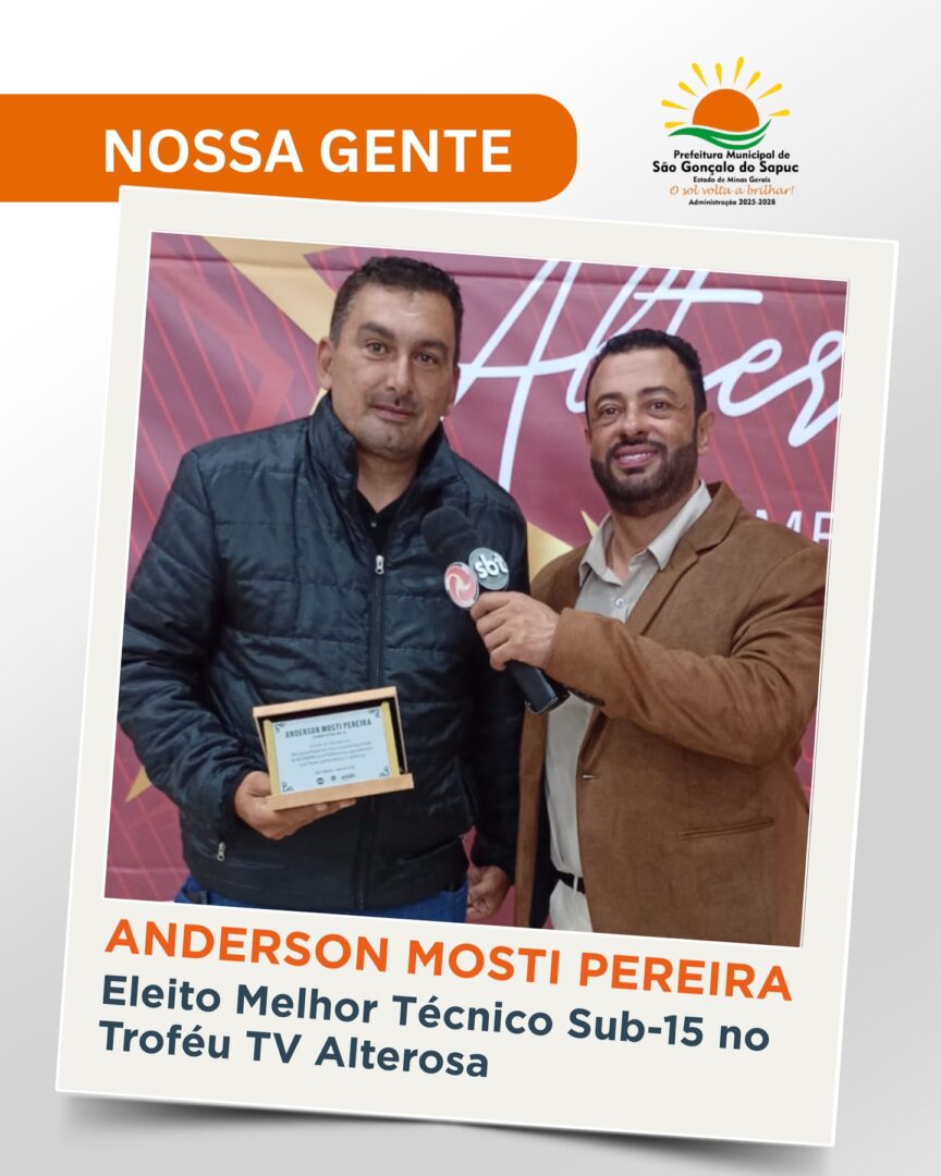 São Gonçalo do Sapucaí tem técnico de futsal Sub-15 premiado no Troféu Alterosa
