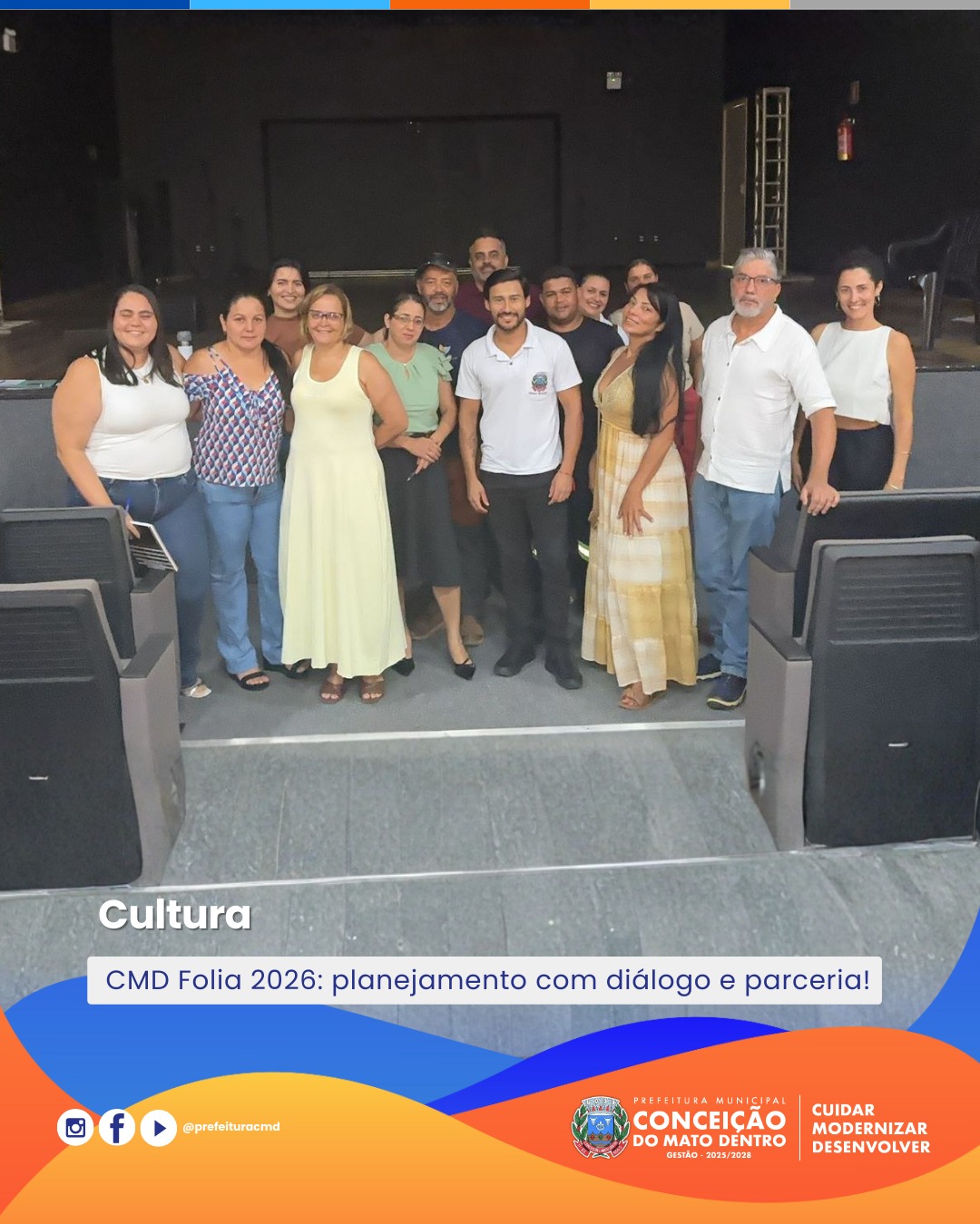 CMD Folia 2026: planejamento com diálogo e parceria