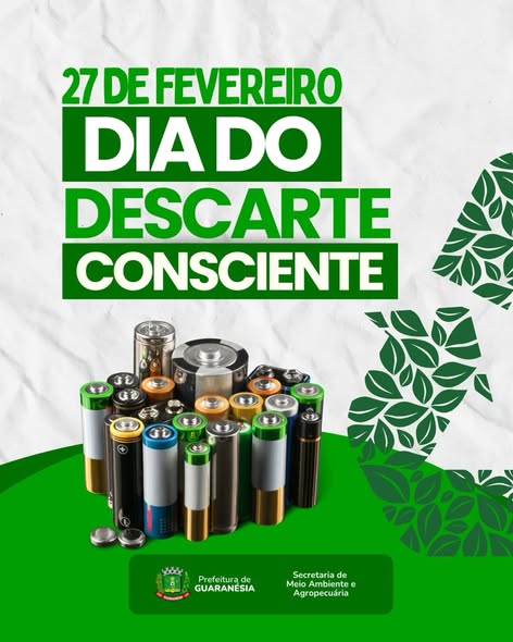 Guaranésia realiza Dia do Descarte Consciente em 27 de fevereiro
