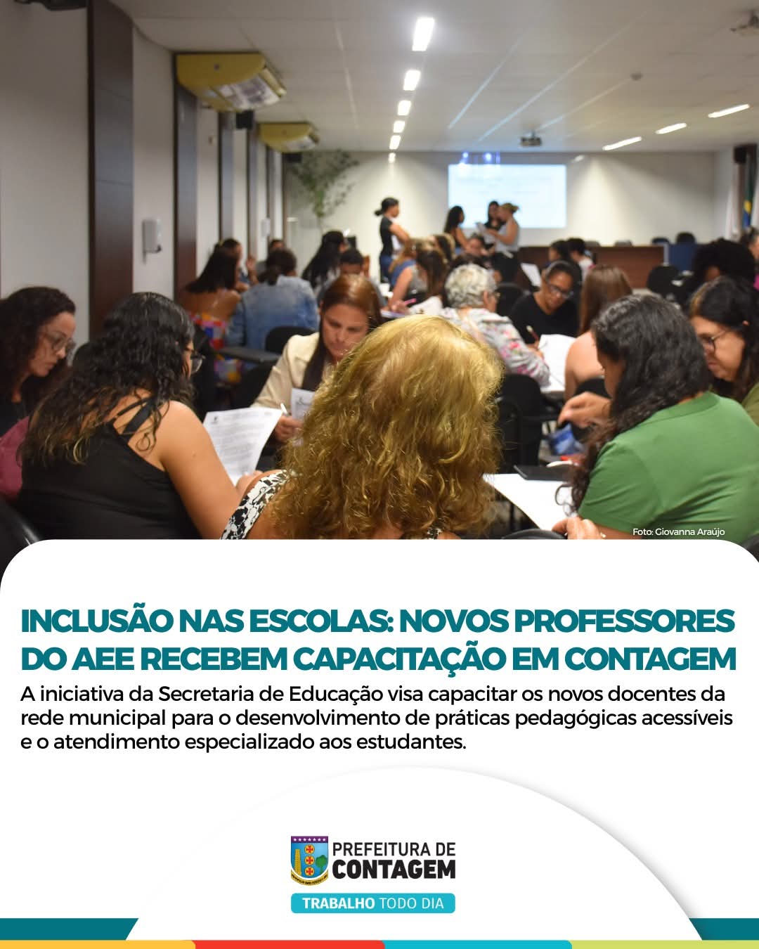 Contagem Investe na Inclusão Escolar com Capacitação de Novos Professores de AEE