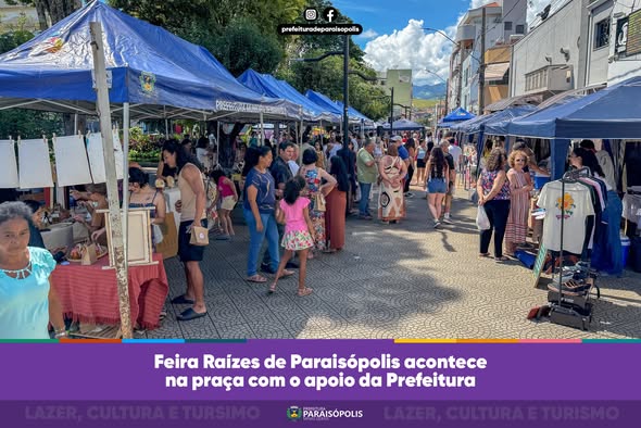 Paraisópolis fortalece economia criativa com realização da Feira Raízes na praça central
