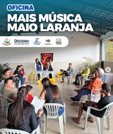 Desterro de Entre Rios promove ação de conscientização da campanha Maio Laranja com crianças e adolescentes